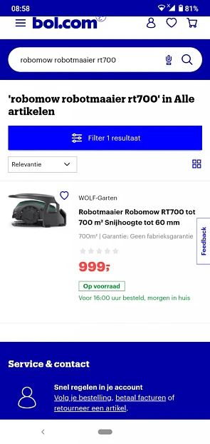 Bij Makro van 21/04/21 tem 04/05/21 robotmaai...
