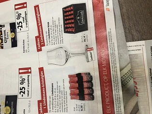 Gratis Lindemans kristalglas 1 per 2 verpakki...