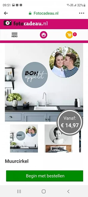 Krijg nu 40% korting bij fotocadeau.nl