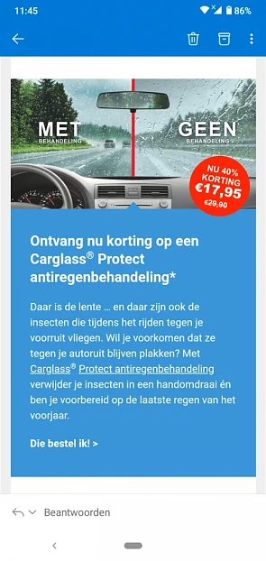Bij Carglass krijg je korting op een Carglass...