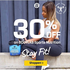 30% korting op producten van bodylab op bodyl...