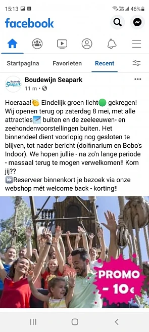 10€ welcome back korting op ticket Boudewijnp...