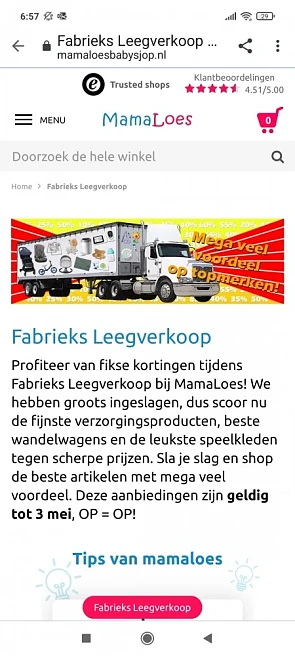 Fabrieks Leegverkoop Profiteer van fikse kort...