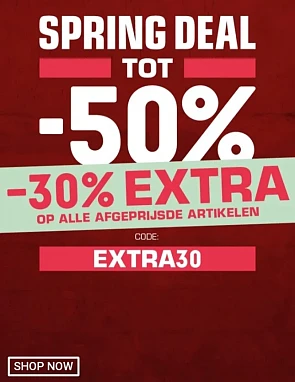 Bij SNIPES online, nog eens extra 30% korting...