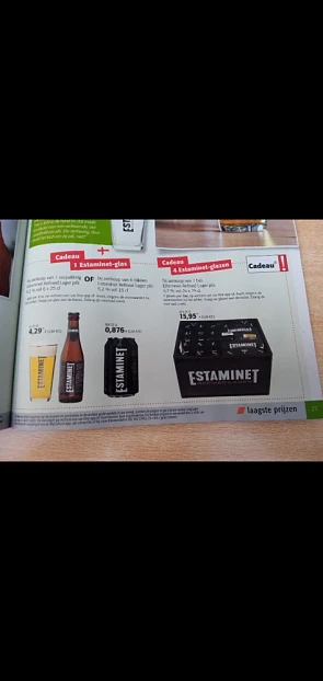 Bij Colruyt van 5/05 tem 18/05 gratis estamin...