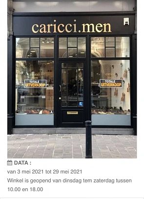 Totale uitverkoop!!! Italiaanse herenschoene...