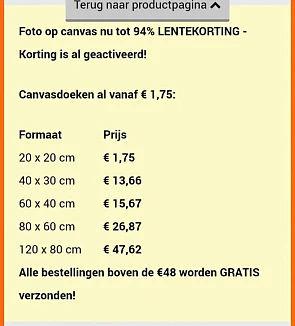 Nu op topdoek slechts tot deze avond geldig....