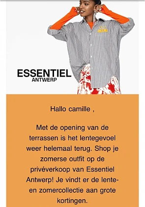 Shop je zomerse outfit op de privéverkoop van...