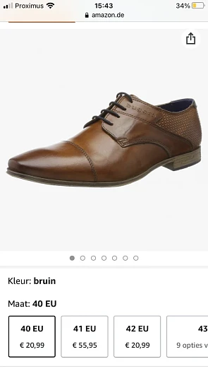 Mannen schoenen van het merk Bugatti. Maat...