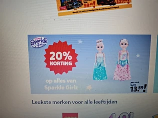 Bij intertoys.nl 20% korting op alles van Spa...