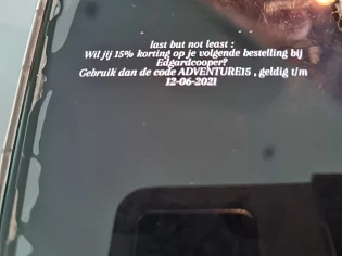 Wil je 15% op je volgende bestelling bij Edga...