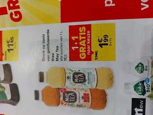 Carrefour vanaf 19/05 May tea 1 + 1 gratis 1...