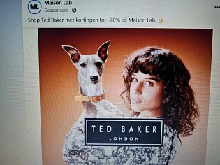 Bij maison lab nu kortingen tot -70% op Ted B...