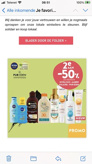 Profiteer nu bij Di.ben van het 2e aan 50% ko...