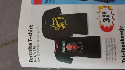 Fortnite t-shirt bij Kruidvat. Nergens zo goe...