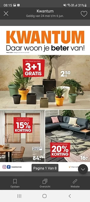 Bij kwantum heel wat kortingen vanaf 24 mei o...