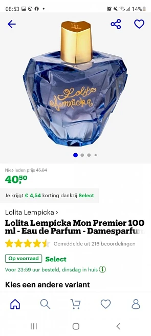 Lolita Lempicka Mon Premier 100ml Bij bol.com...
