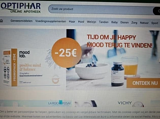 Bij optiphar.com nu -25€ bij moodlab positive...