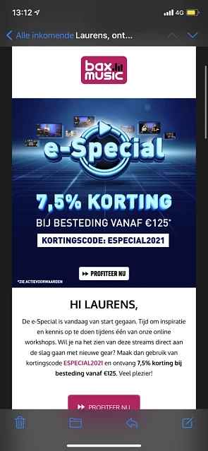 De e-Special is vandaag van start gegaan. Tij...