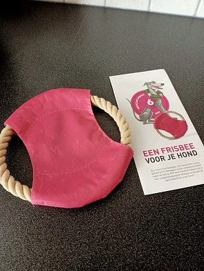 Gratis frisbee gekregen via link frontline.