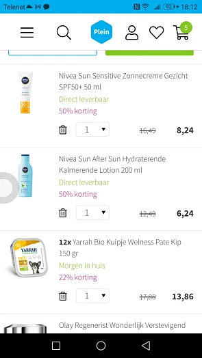 www.plein.be Totale besparing van 41,40€ -5...