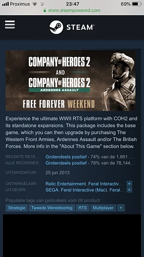 Op store.steampowered.com (Steam is gamerspla...