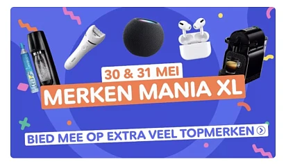Op 30&31 mei is het merken mania bij vakantie...