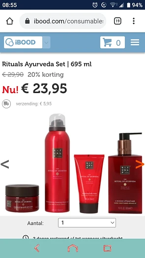 Voor de rituals lovers onder ons. Nu bij ibo...