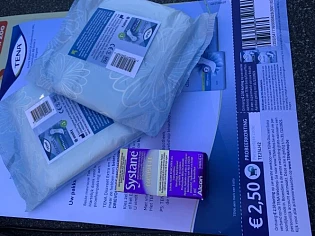 Net ontvangen via de post mijn gratis staaltj...