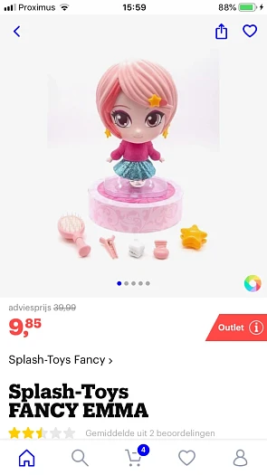 Bij Bol.com Splash Toys Fancy EMMA. Nu €9,85...