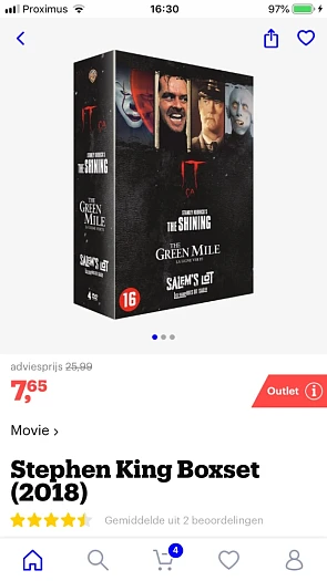 Bij Bol.com Heel wat DVD’s en DVD boxen aan v...