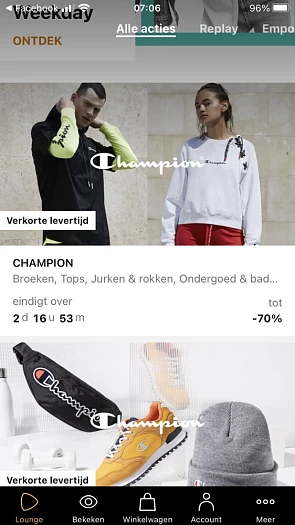 Mooie kortingen op Champion tot -70% in de za...