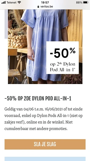 Voor de creatievelingen nu bij Veritas, -50%...