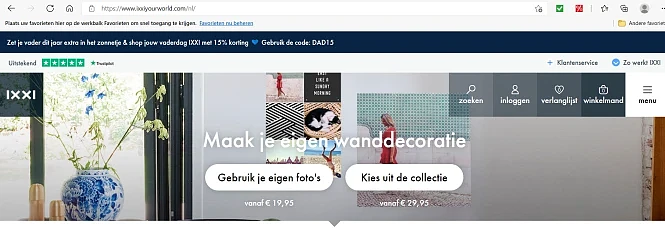 Ter gelegenheid van vaderdag krijg je bij IXX...