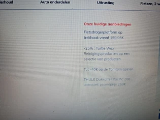 Bij auto5 nu tot 40% op tomtom gps'en en -25%...