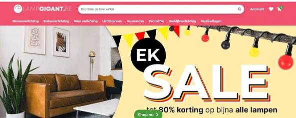 Bij lampgigant is er momenteel EK Sale, met k...