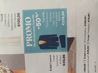 PROMO INNO -50% korting op alle kostuums van...