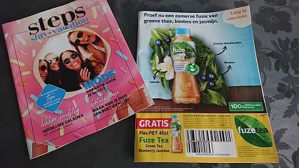 Zin in een verfrissend, Gratis, flesje FuzeTe...