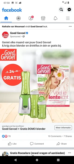 Gratis drinkfles en blender bij goed gevoel h...
