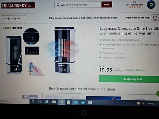 Bij dealdonkey.com nu easymaxx compacte 2 in...