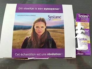 Systane! Nadat ze bij de apotheker geen stale...