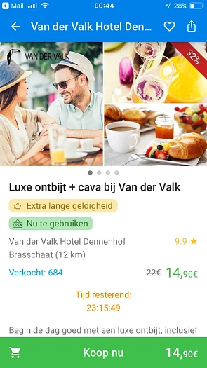 Social Deal Van Der Valk Brasschaat. Echt een...
