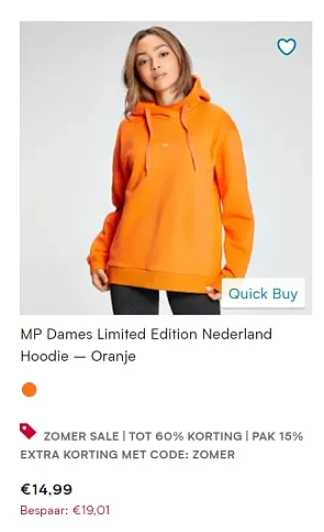 Bij myprotein krijg je met de code ZOMER 15%...