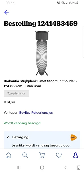 Bol.com strijkplank brabantia B plaats voor s...