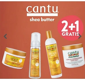 Nu bij di! 2+1 gratis op de cantu shea butter