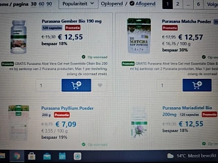 Bij Farmaline nu gratis Purasana aloë vera ge...