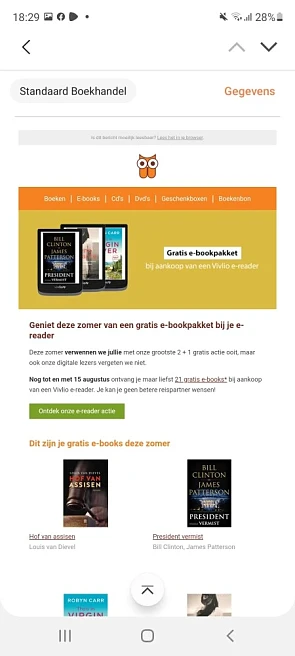 Gratis e boekenpakket bij aankoop van Vivlo e...