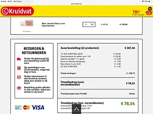 Juist goed gescoord bij Kruidvat met hun goed...