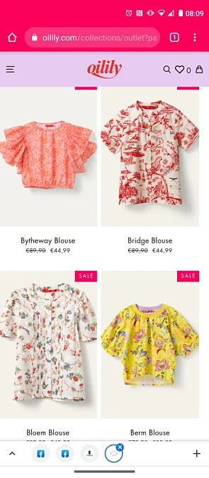 www.oilily.com 50% korting bij de sale artike...