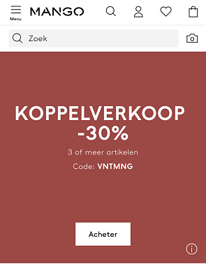 Ontvang 30% korting bij aankoop van 3 stuks m...